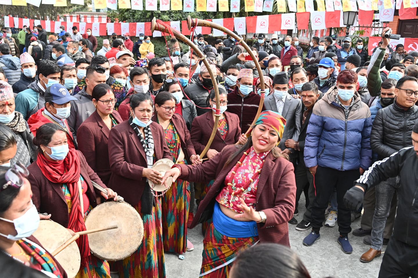 यस्तो देखियो माओवादी केन्द्रको महाधिवेशन उद्घाटन समारोह (फोटोफिचर)